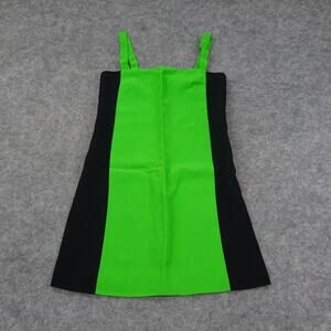 Ralph‎ Lauren Dress Womens 4 Purple Label Green Black Silk Lined Shift